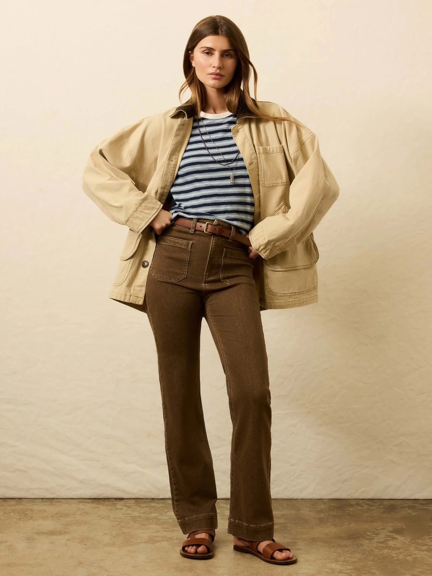 Stretch Terry Patch Pocket Pant - MST GoodsFaherty
