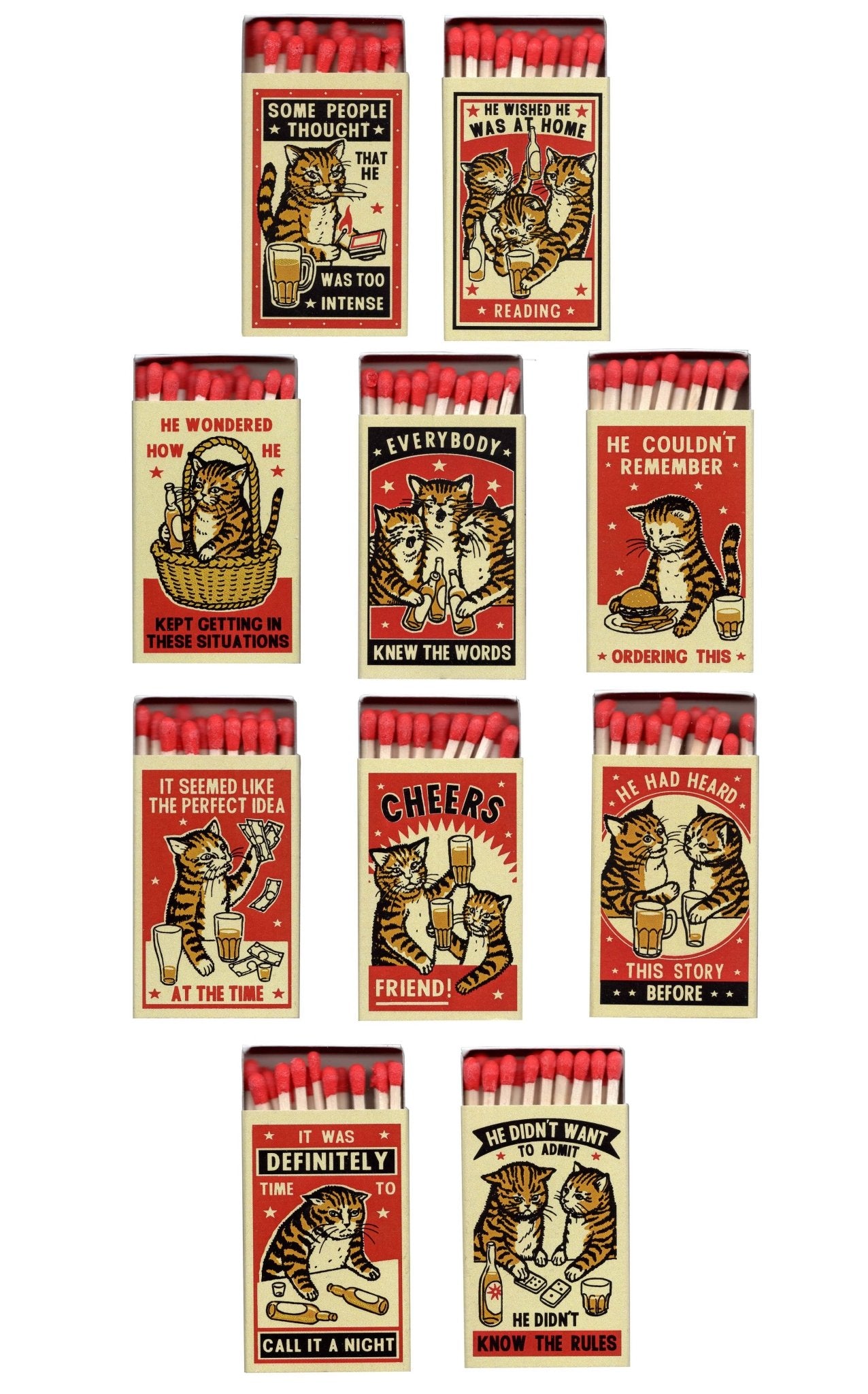 Strike Your Fancy Matchbox Set SYF - MST GoodsRavi Zupa Arts
