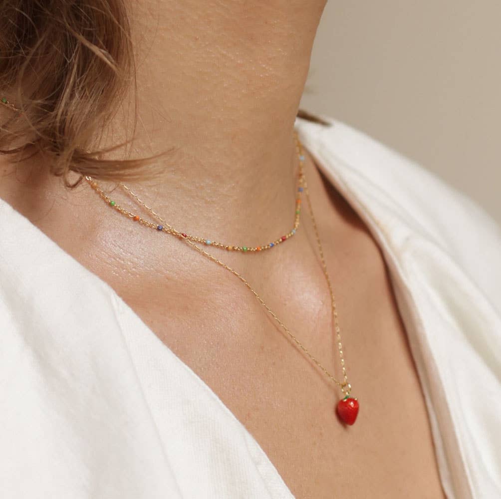 Summer Strawberry Necklace - MST GoodsNecklacesAmano Studio