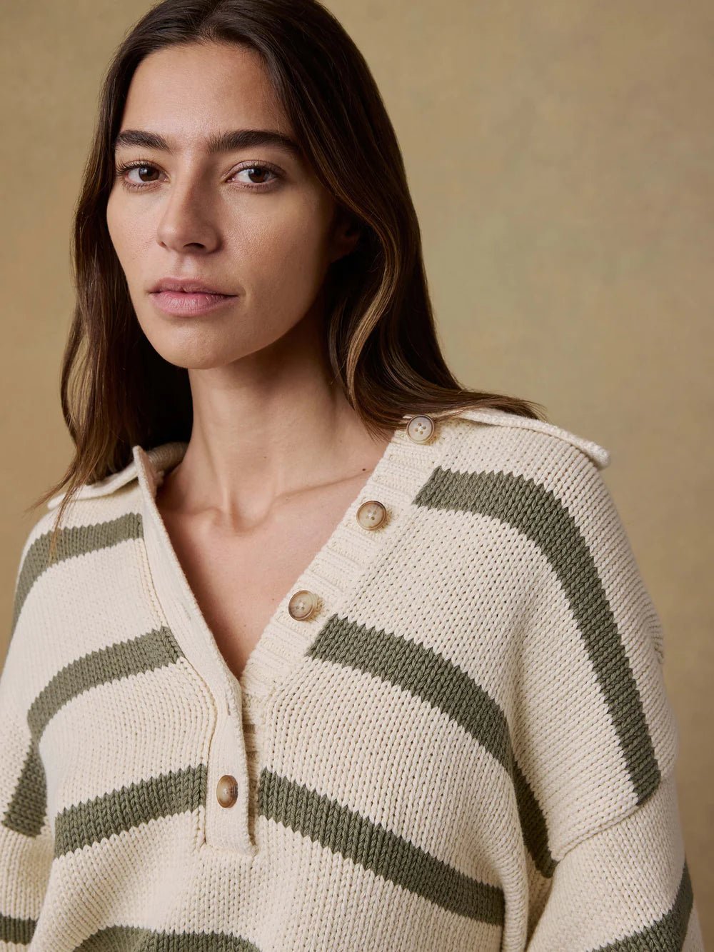 Sunwashed Cotton Polo Sweater - MST GoodsFaherty