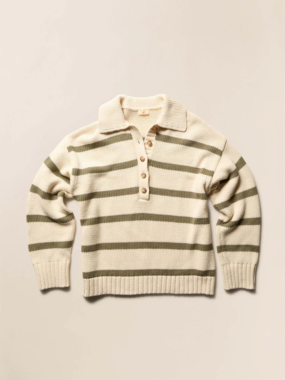 Sunwashed Cotton Polo Sweater - MST GoodsFaherty
