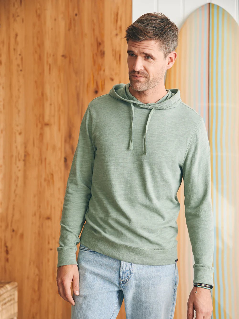 Sunwashed Midweight Organic Hoodie - MST GoodsFaherty
