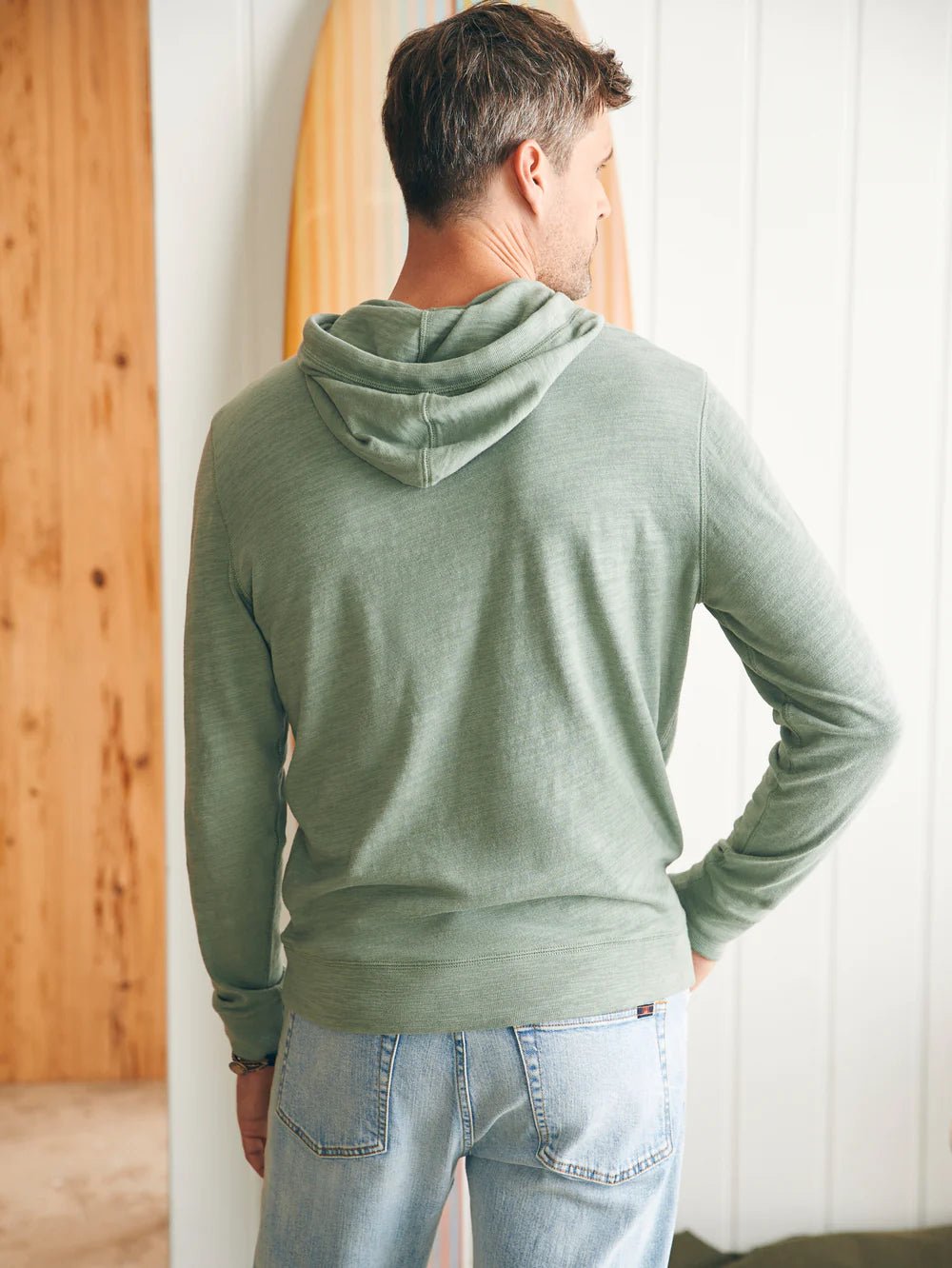 Sunwashed Midweight Organic Hoodie - MST GoodsFaherty