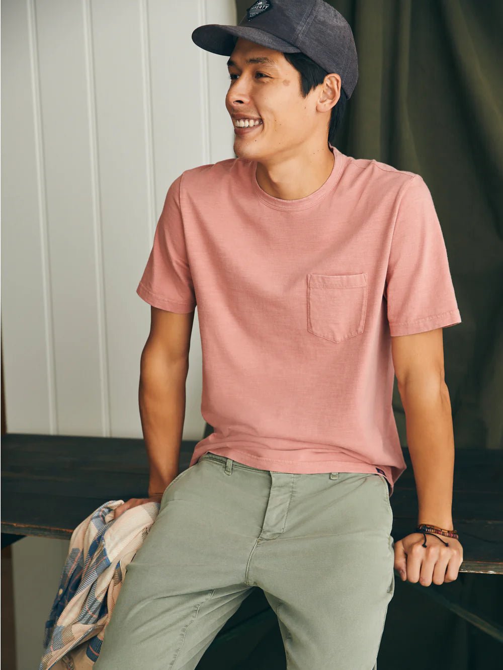 Sunwashed Organic Cotton Pocket T-Shirt - MST GoodsPocket TeeFaherty