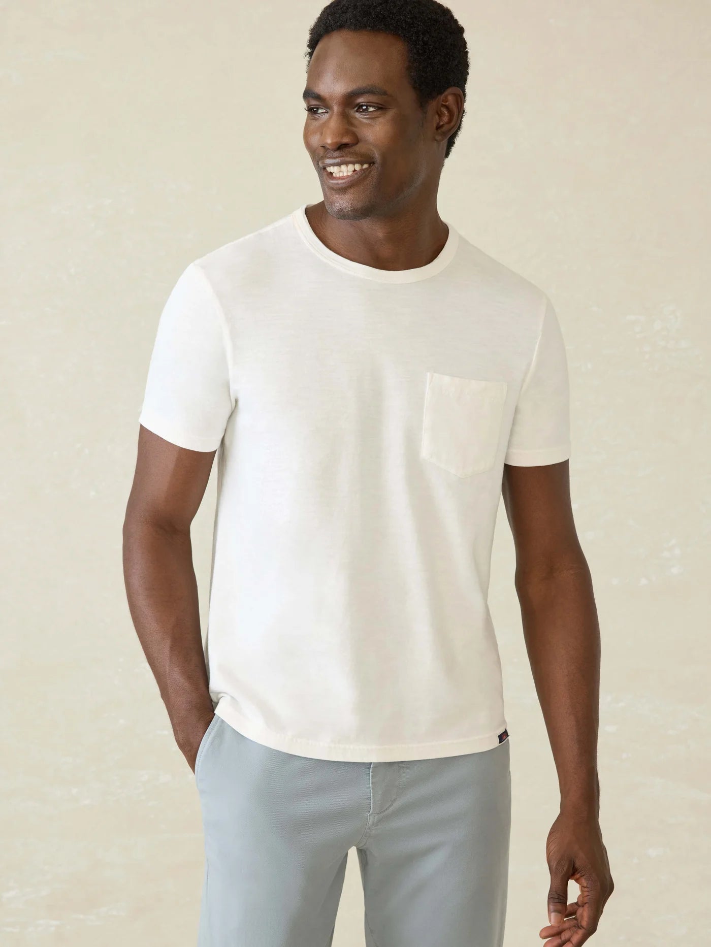 Sunwashed Organic Cotton Pocket T-Shirt - MST GoodsPocket TeeFaherty