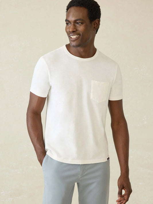 Sunwashed Organic Cotton Pocket T-Shirt - MST GoodsPocket TeeFaherty