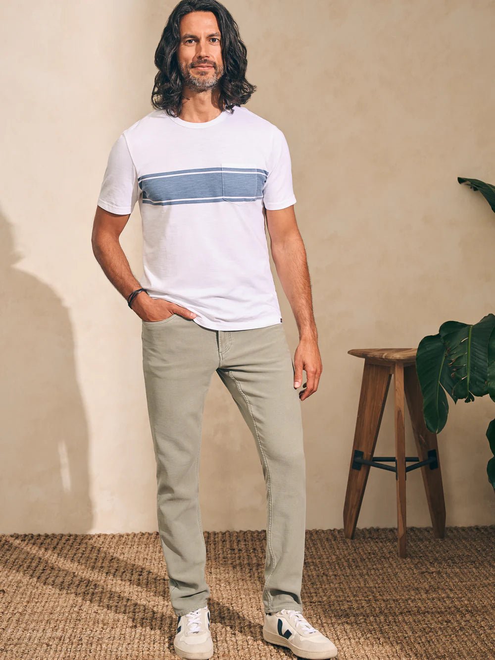 Sunwashed Organic Cotton Pocket T-Shirt - MST GoodsPocket TeeFaherty