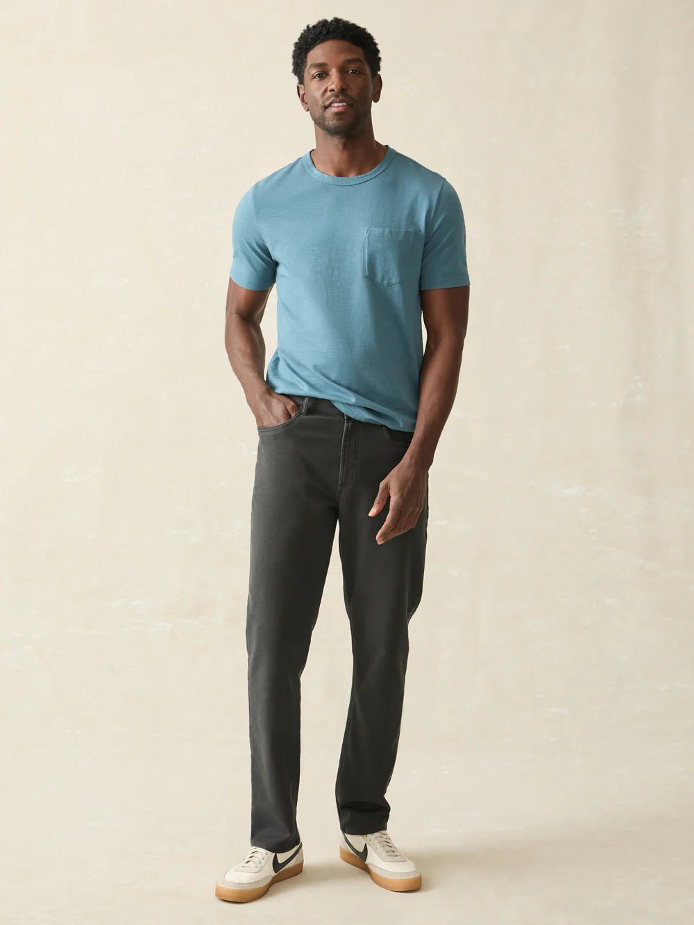 Sunwashed Organic Cotton Pocket T-Shirt - MST GoodsPocket TeeFaherty