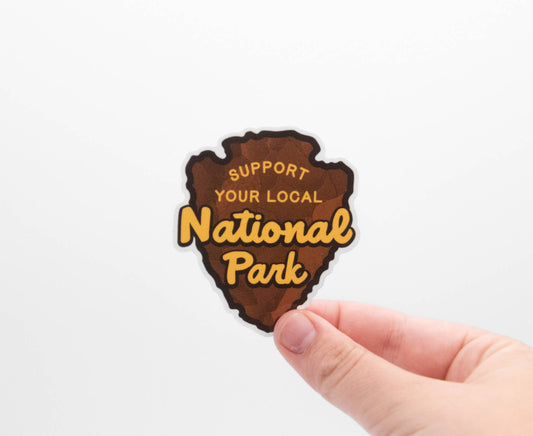 Support Your Local National Park Sticker - MST GoodsSquatchy