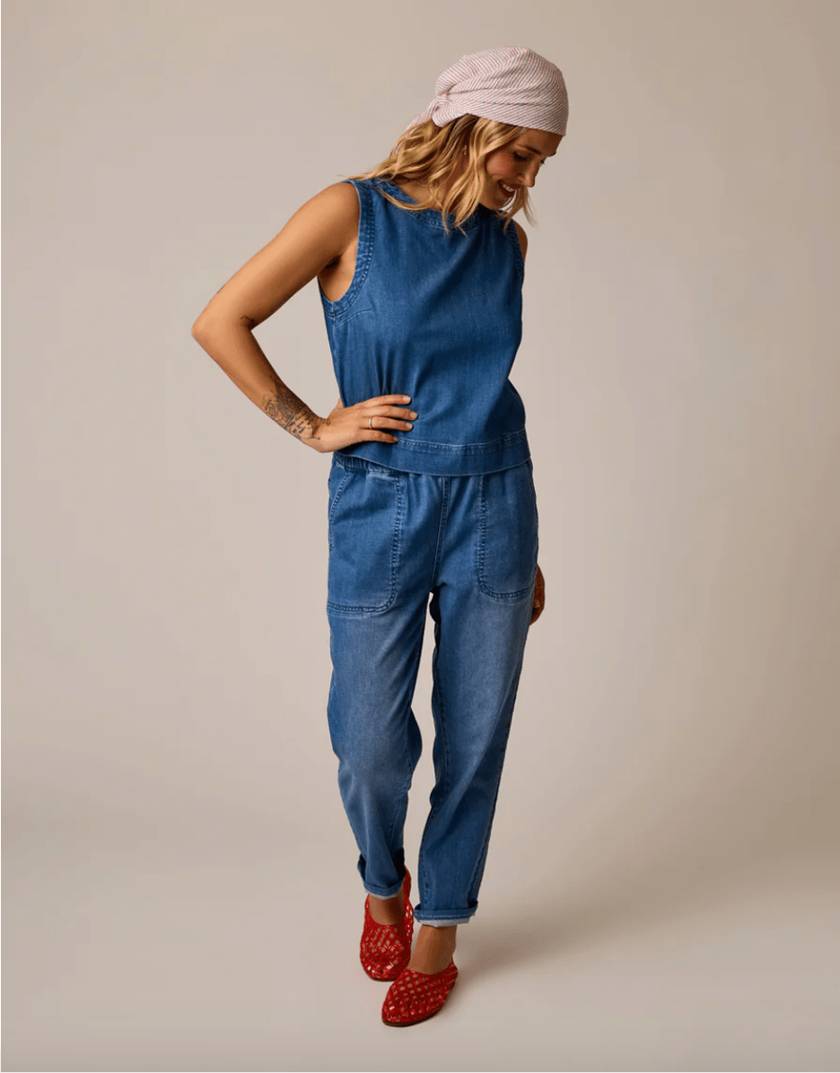 Susie Denim Tank - MST GoodsCarve Designs