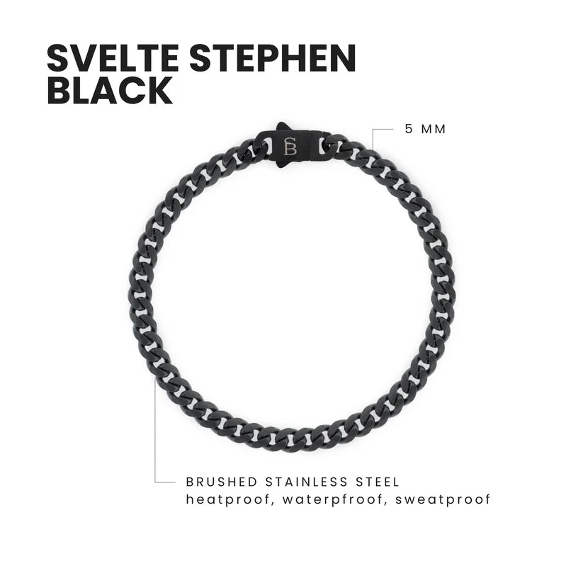 Svelte Stephen 5mm Chain Bracelet
