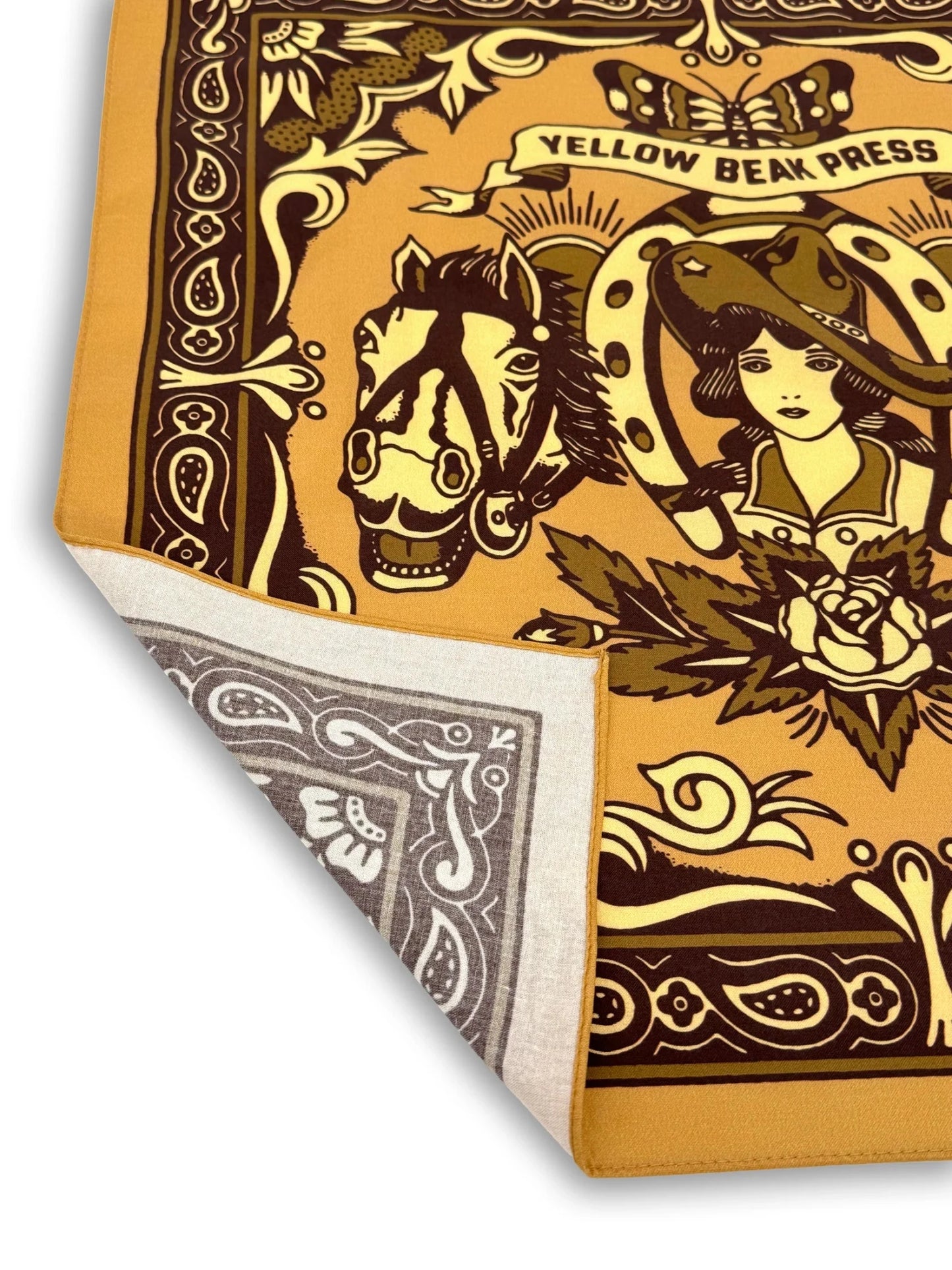 Tan Cowgirl Bandana - MST GoodsYellow Beak Press