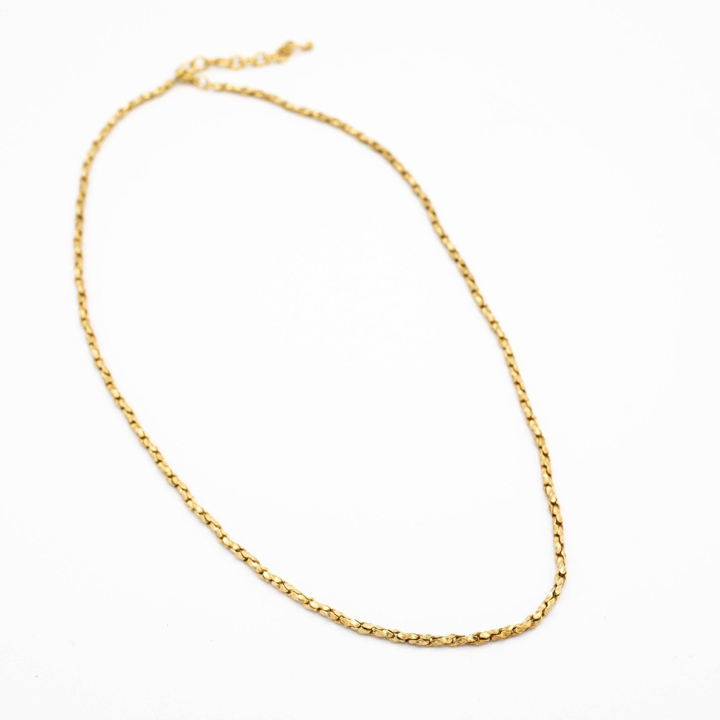 Textured C Link Brass Chain - Anti Tarnish - MST GoodsBaizaar