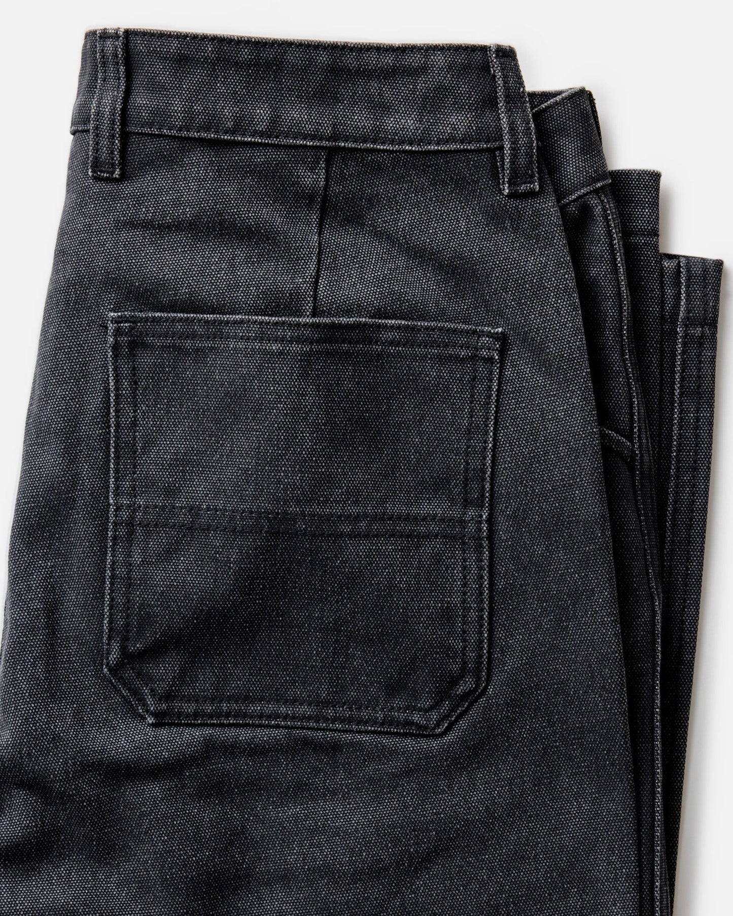 The Camp Pant in Coal Chipped Canvas - MST GoodsTaylor Stitch