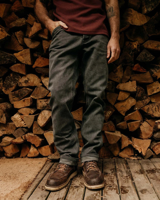 The Camp Pant in Coal Chipped Canvas - MST GoodsTaylor Stitch