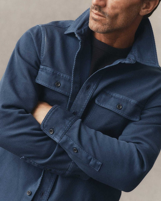 The Ledge Shirt in Atlantic Twill - MST GoodsTaylor Stitch