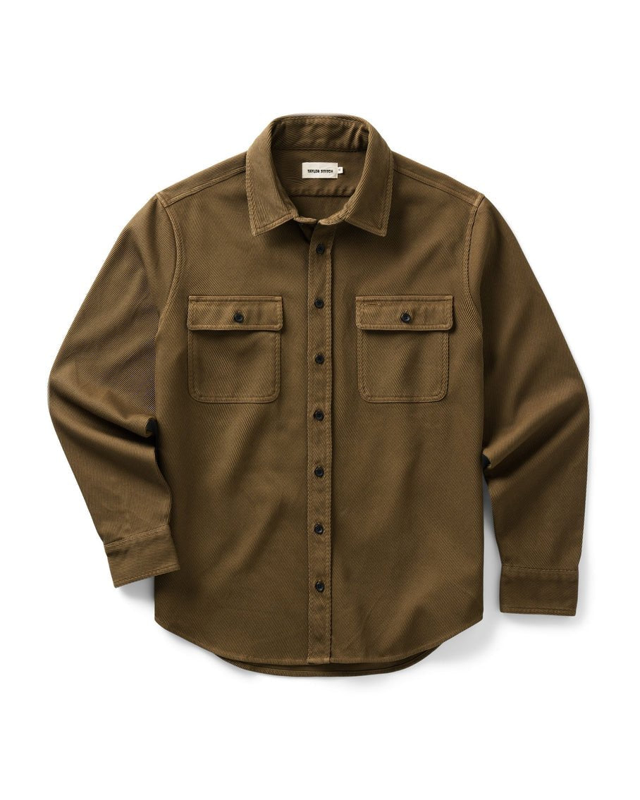 The Ledge Shirt in Bay Leaf Twill - MST GoodsTaylor Stitch