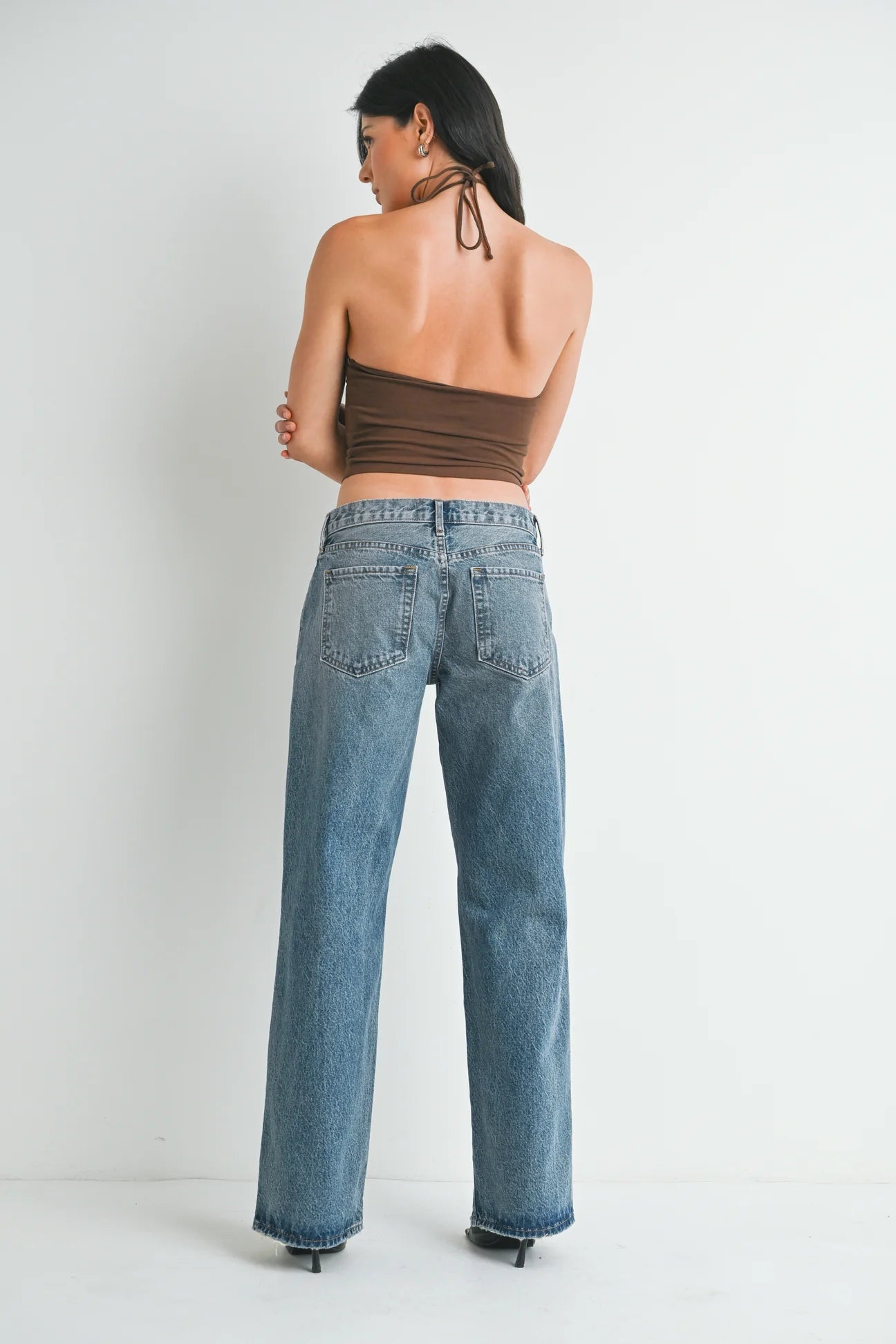 The Low Rise Baggy Slouch Jean - MST GoodsJust Black Denim