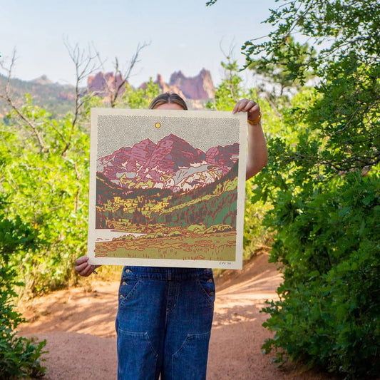 The Maroon Bells Art Print - MST GoodsArt PrintCaroline Clark
