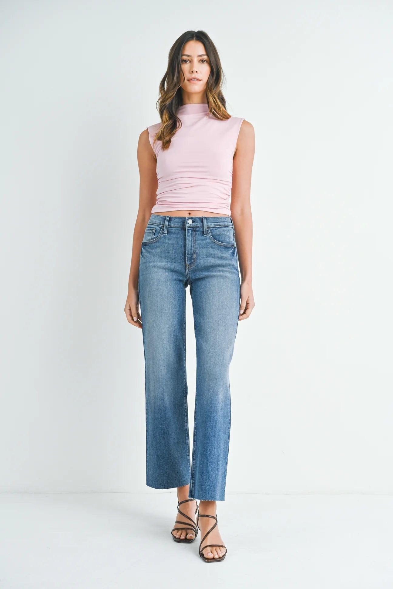 The Slim Palazzo Jean - MST GoodsJust Black Denim