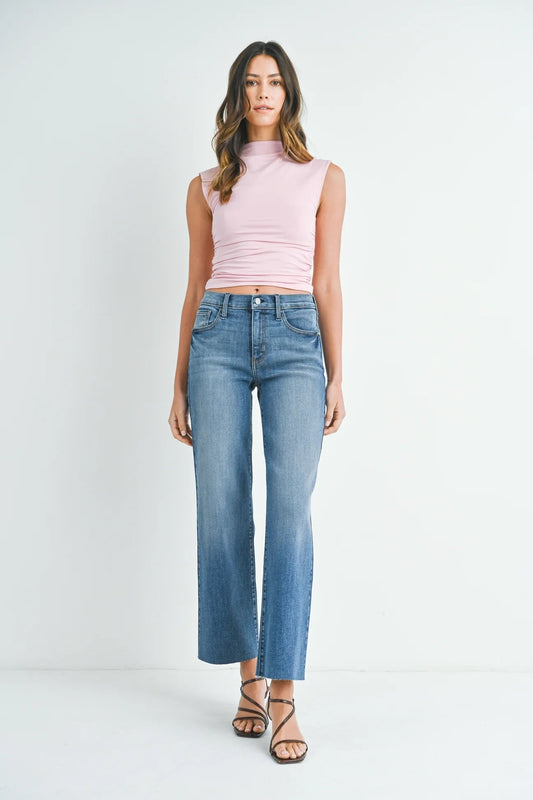 The Slim Palazzo Jean - MST GoodsJust Black Denim