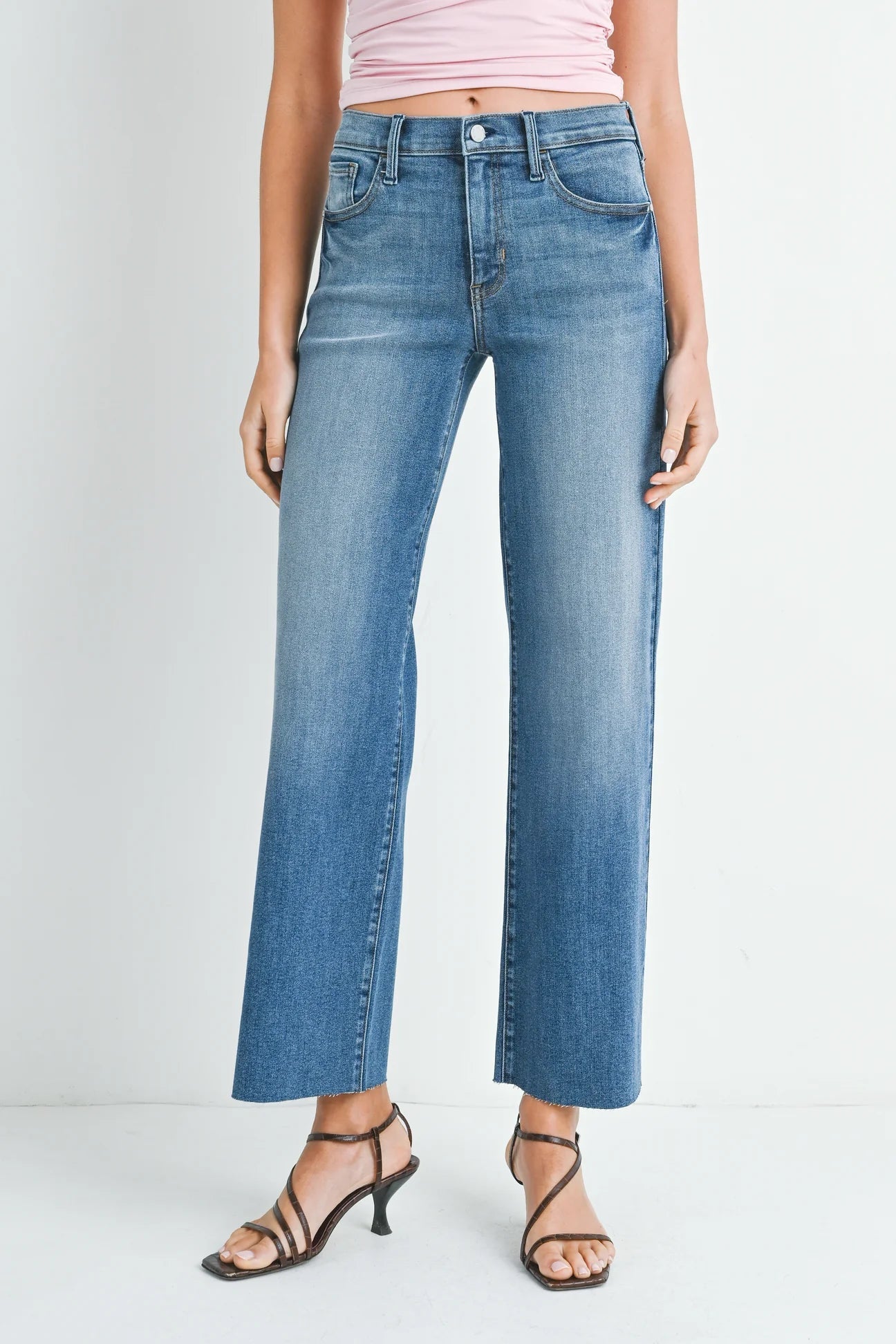 The Slim Palazzo Jean - MST GoodsJust Black Denim