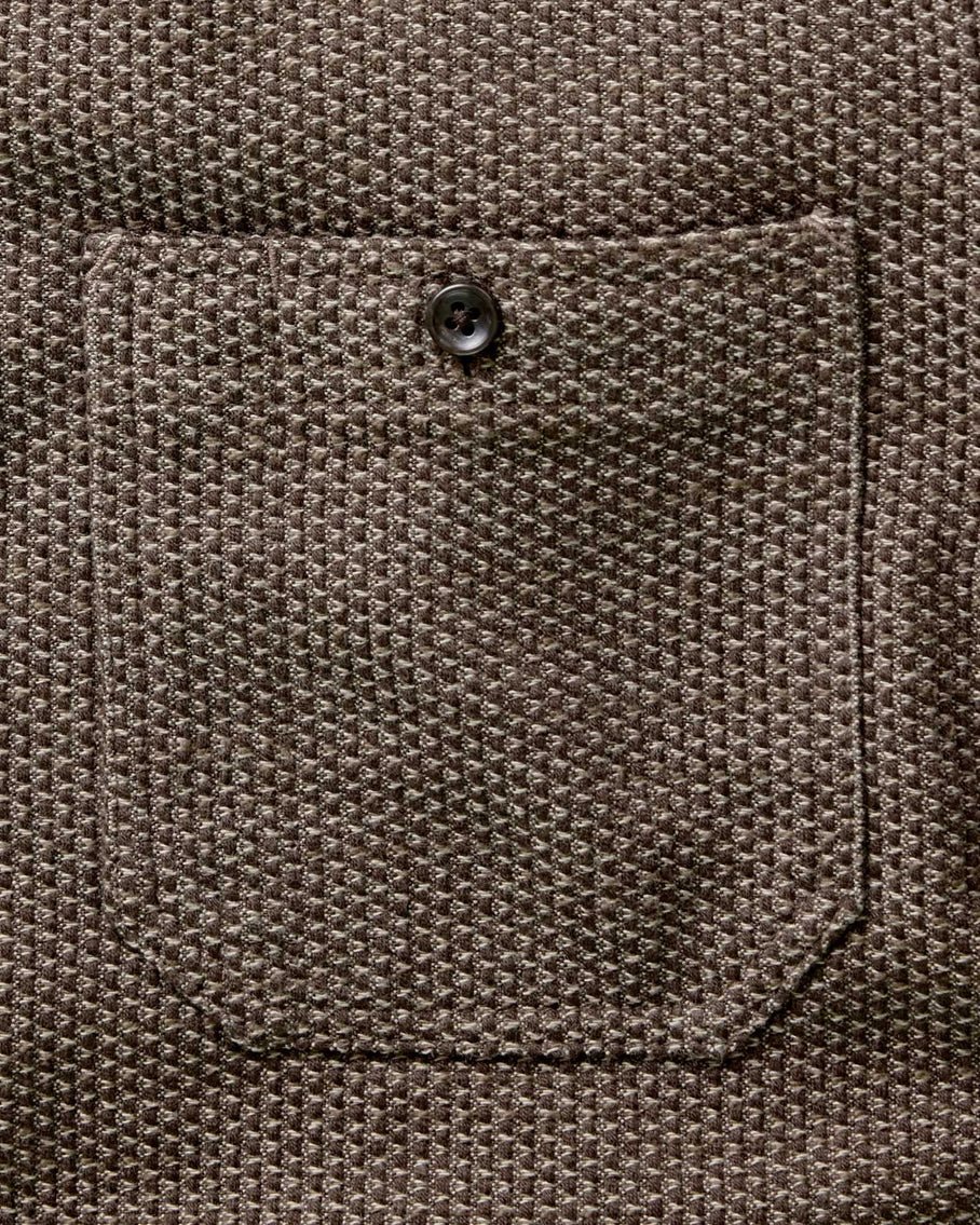 The Utility Shirt in Mulch Sashiko - MST GoodsButton up shirtTaylor Stitch