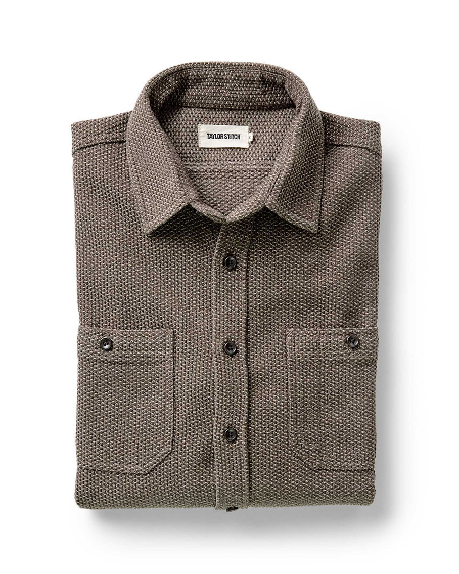The Utility Shirt in Mulch Sashiko - MST GoodsButton up shirtTaylor Stitch