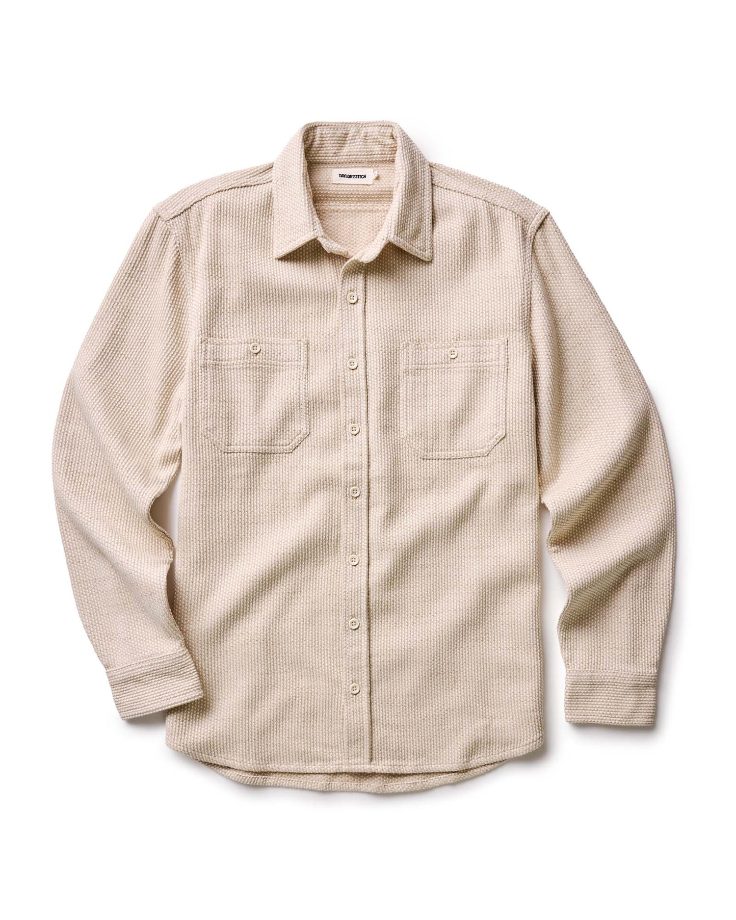 The Utility Shirt in Natural Sashiko - MST GoodsTaylor Stitch