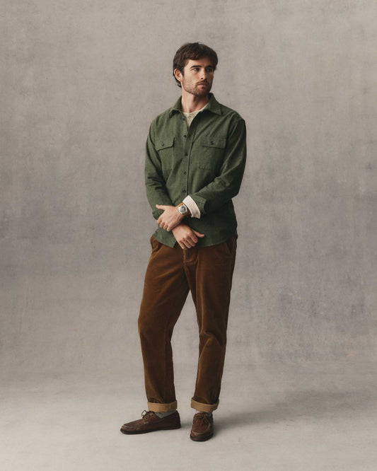 The Yosemite Shirt in Lichen Donegal - MST GoodsTaylor Stitch