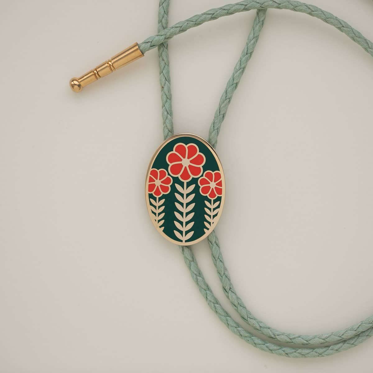Three Flower Bolo Tie - MST GoodsTiny Deer Studio