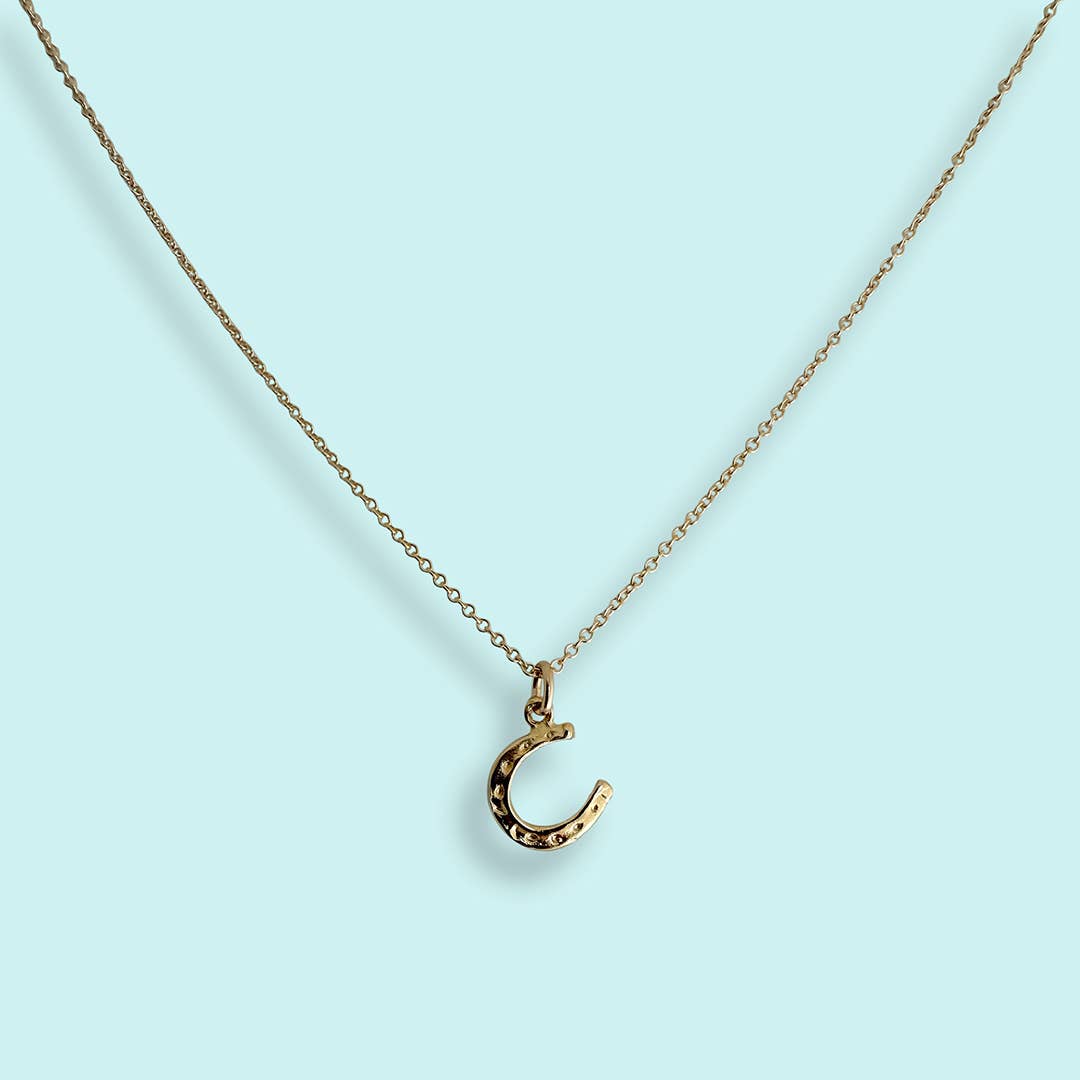Tiny Gold Horseshoe Necklace - MST GoodsOrnamental Things