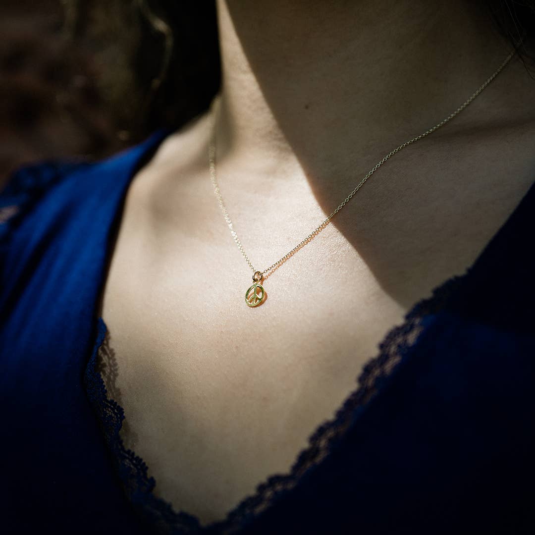 Tiny Peace Necklace - MST GoodsNecklacesOrnamental Things