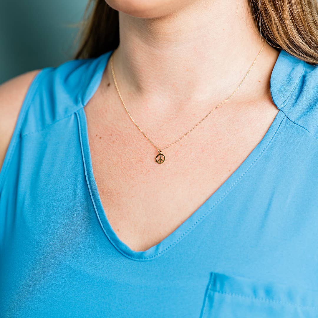 Tiny Peace Necklace - MST GoodsNecklacesOrnamental Things