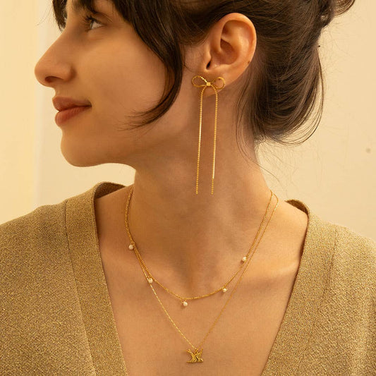 Tiny Swallow Bird Necklace - MST GoodsAmano Studio