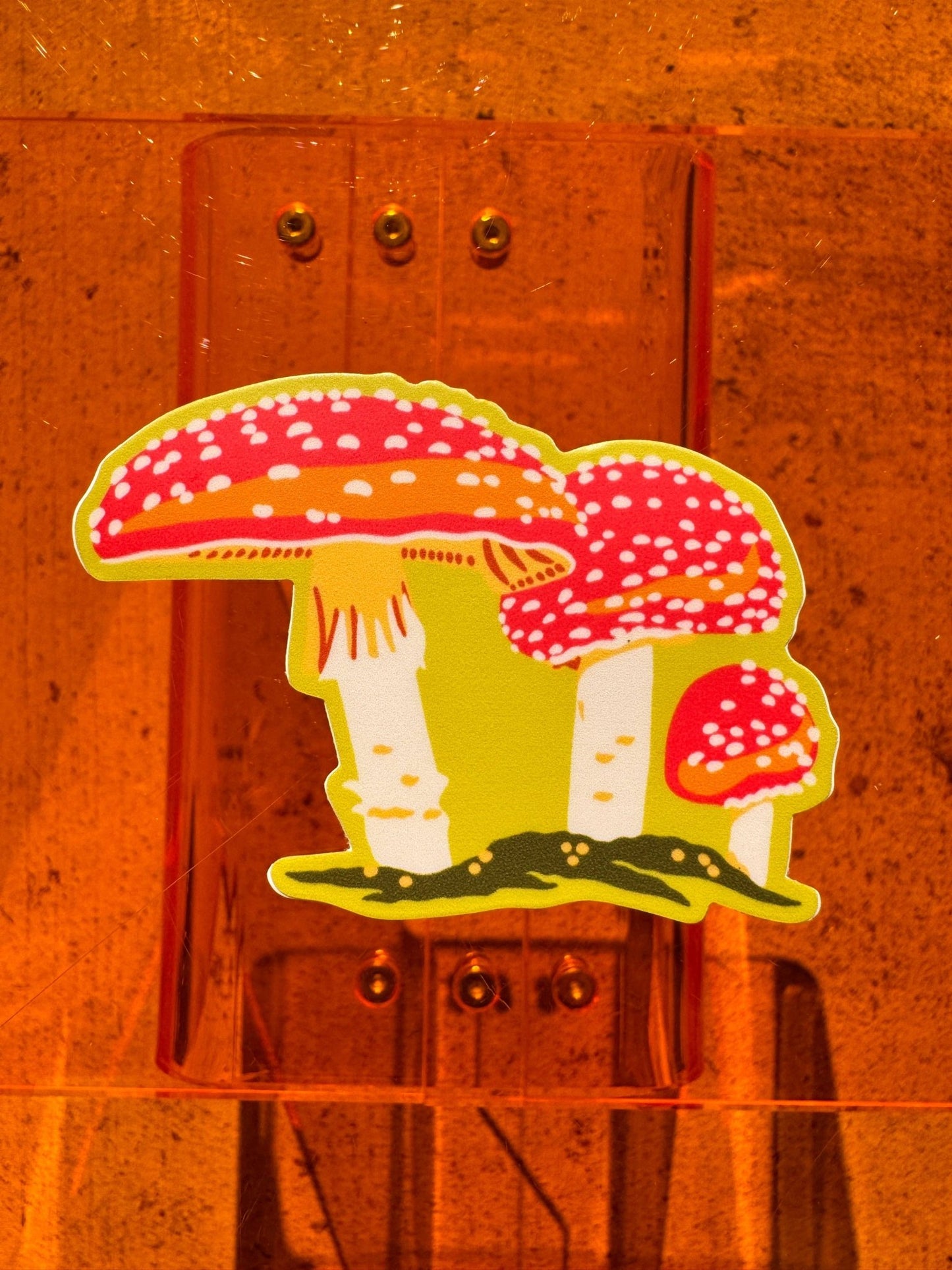Toadstool Mushroom Sticker - MST GoodsCaroline Clark
