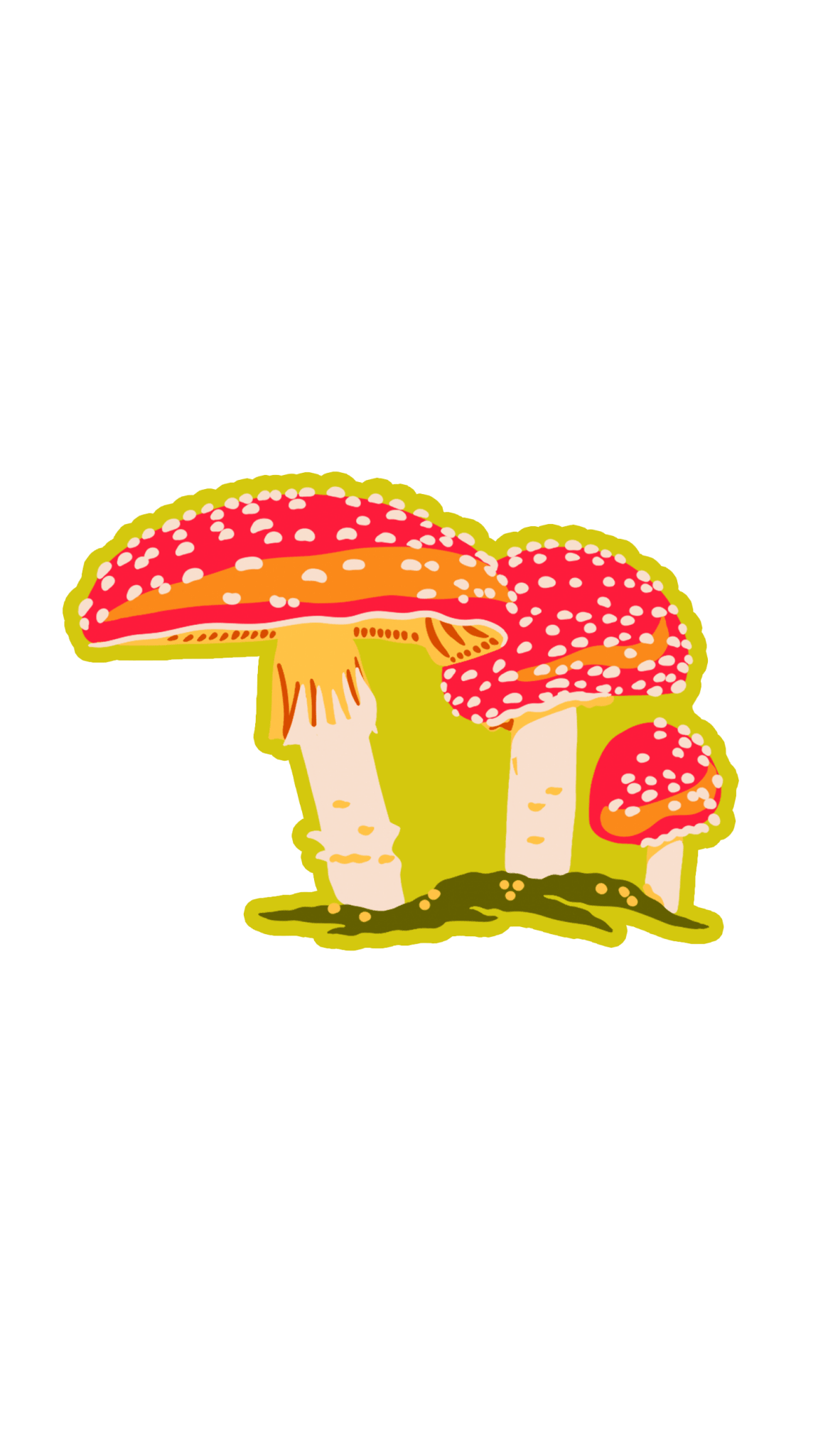 Toadstool Mushroom Wooden Ornament - MST GoodsCaroline Clark