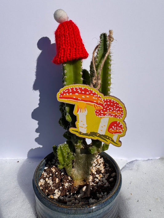 Toadstool Mushroom Wooden Ornament - MST GoodsCaroline Clark