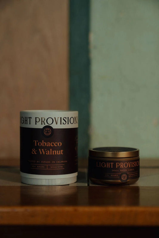 Tobacco & Walnut Candle - MST GoodsHand Poured CandleLight Provisions