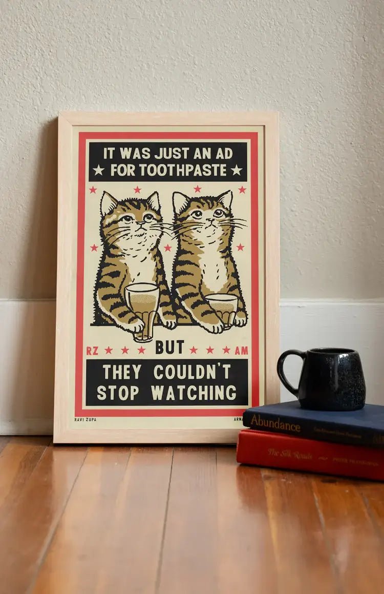 Toothpaste Ad Print - MST GoodsRavi Zupa Arts
