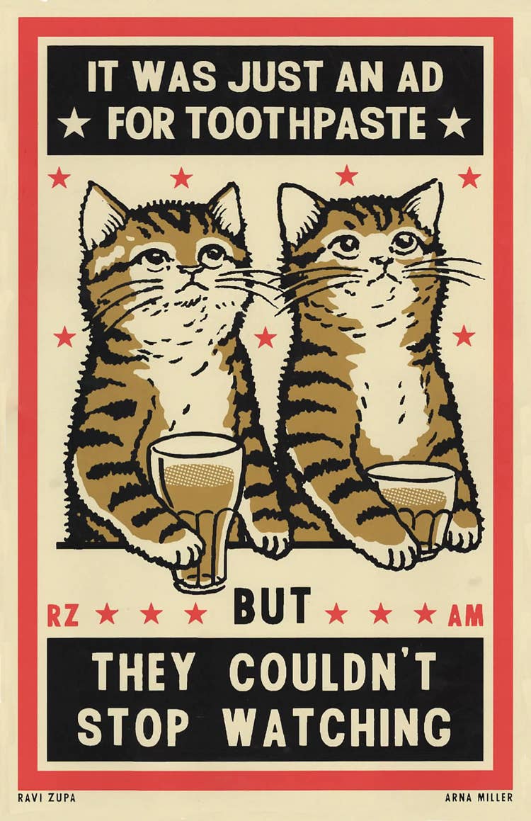 Toothpaste Ad Print - MST GoodsRavi Zupa Arts