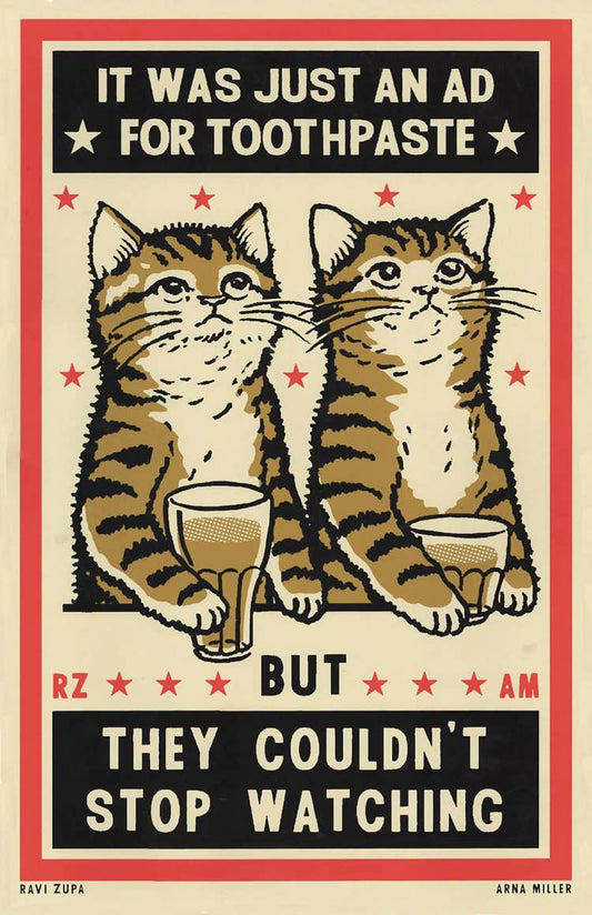 Toothpaste Ad Print - MST GoodsRavi Zupa Arts