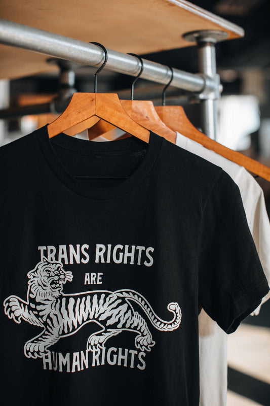 Trans Rights are Human Rights Tee - Black - MST GoodsHoundstooth Design + Supply Co
