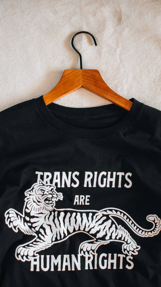 Trans Rights are Human Rights Tee - Black - MST GoodsHoundstooth Design + Supply Co