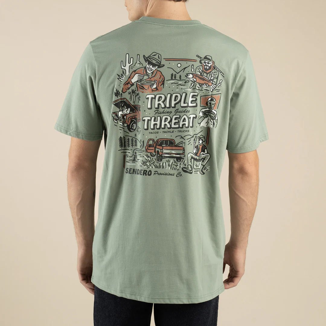 Triple Threat Tee Shirt - MST GoodsSendero Provisions Company