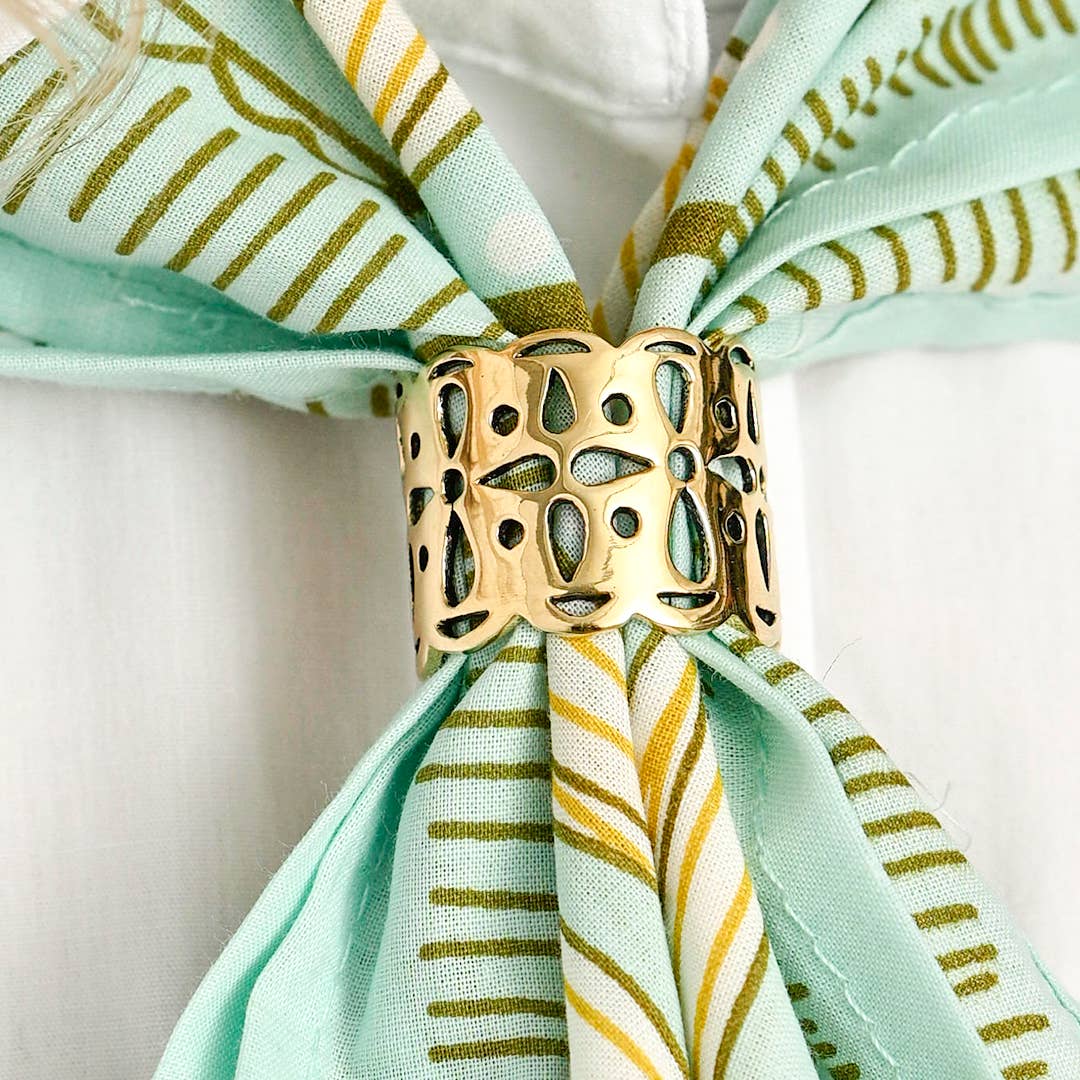 Tula Brass Bandana Slide Ring - MST GoodsHandker Bandanas