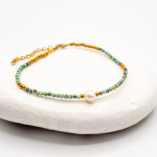 Turquoise Pearl Bracelet  - MST GoodsBaizaar