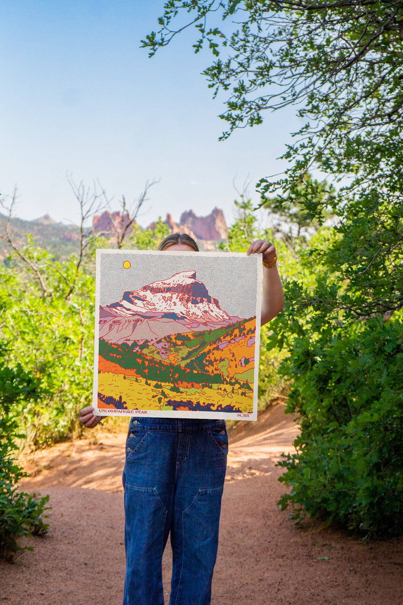 Uncompahgre Peak Art Print - MST GoodsCaroline Clark