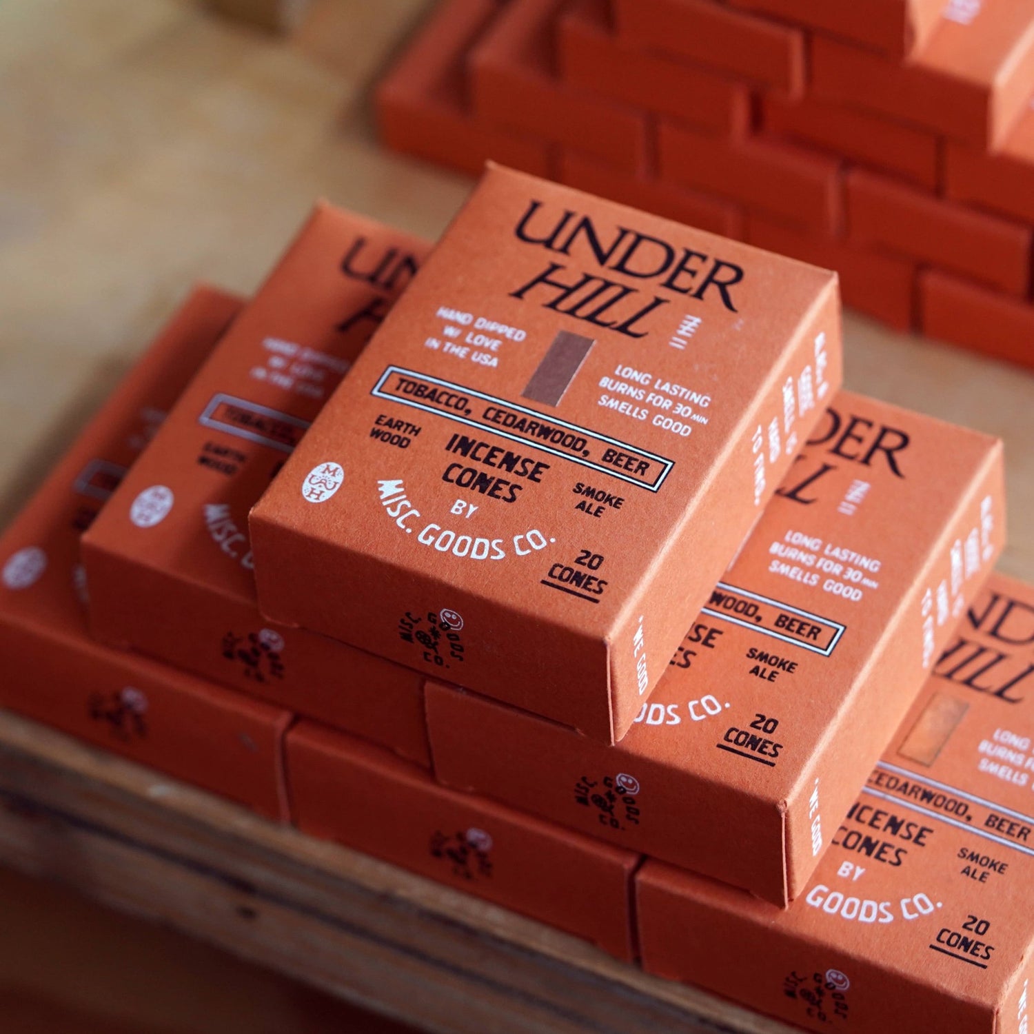 Underhill Incense Cones | Handmade | Smoke, Leather & Spice - MST GoodsMisc Goods Co.