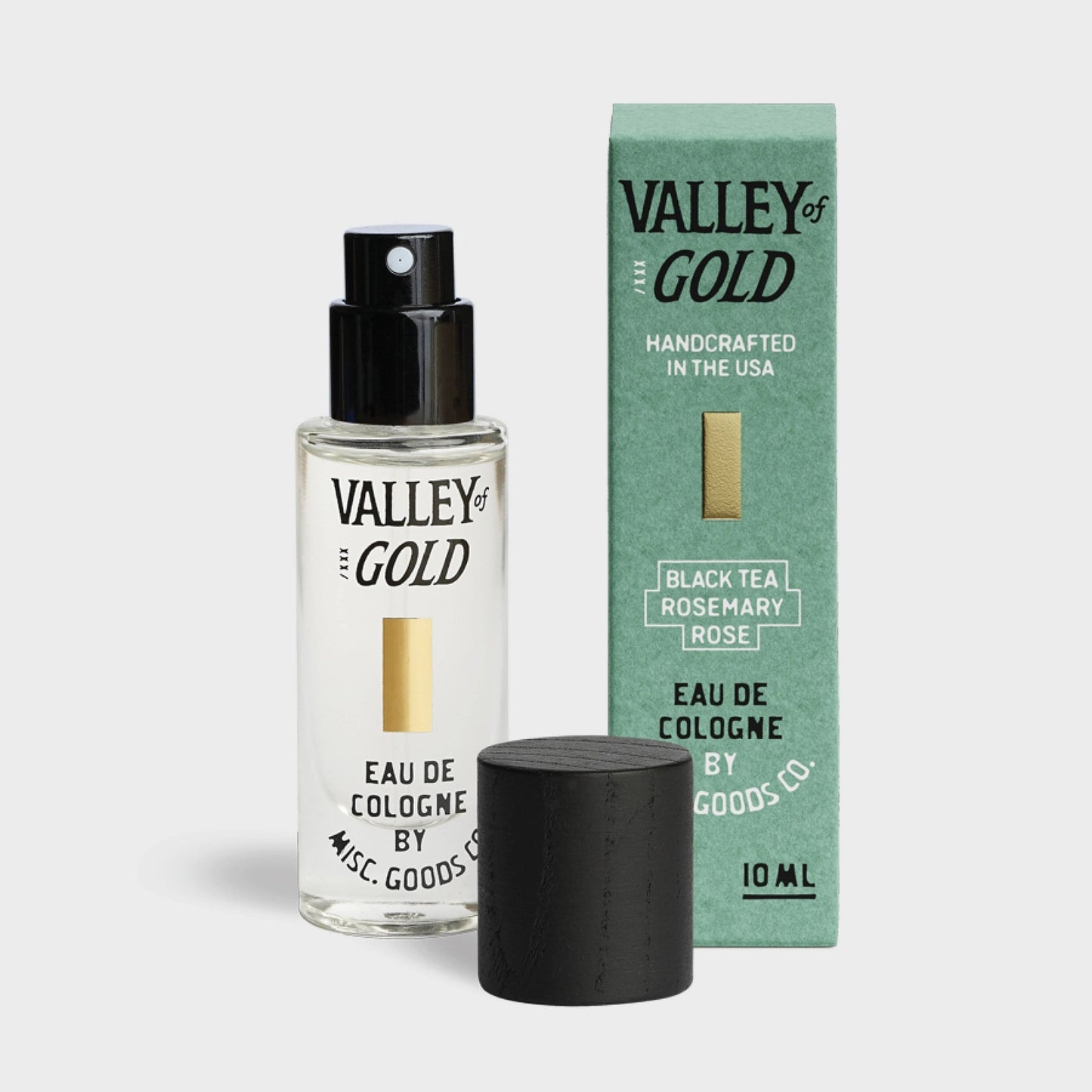 Valley of Gold Eau De Cologne 10ml | Unisex | Rose & Earth - MST GoodsMisc Goods Co.